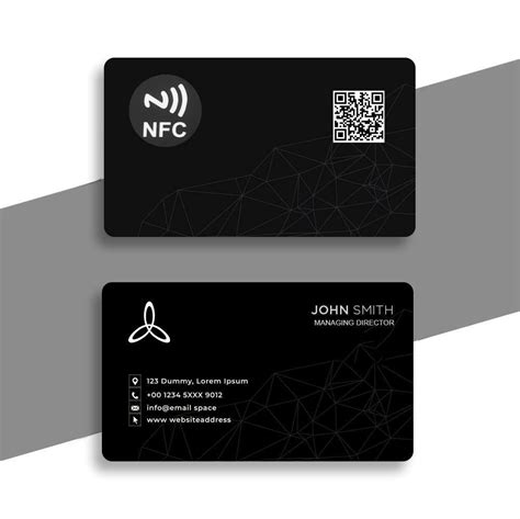 nfc technology business card|nfc business card template.